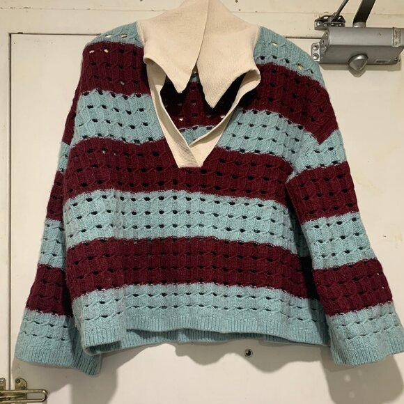 GANT KNITTED CROPPED SWEATERS SIZE L - Picture 6 of 8